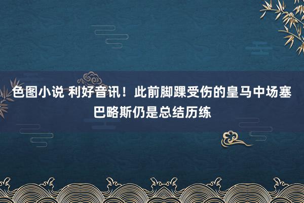 色图小说 利好音讯！此前脚踝受伤的皇马中场塞巴略斯仍是总结历练