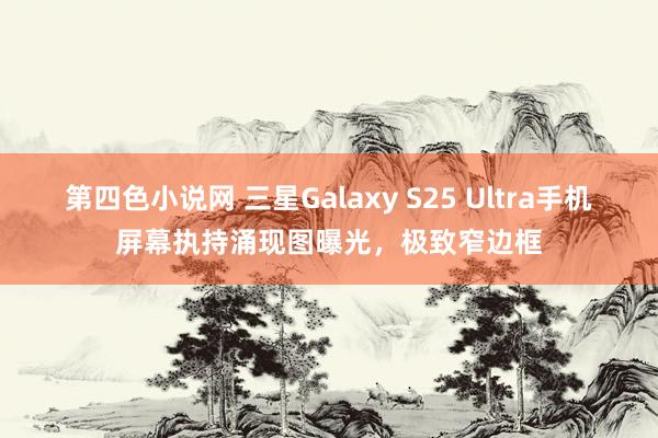 第四色小说网 三星Galaxy S25 Ultra手机屏幕执持涌现图曝光，极致窄边框