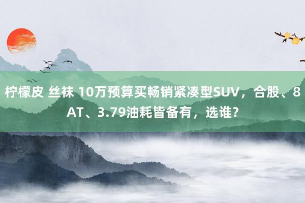 柠檬皮 丝袜 10万预算买畅销紧凑型SUV，合股、8AT、3.79油耗皆备有，选谁？