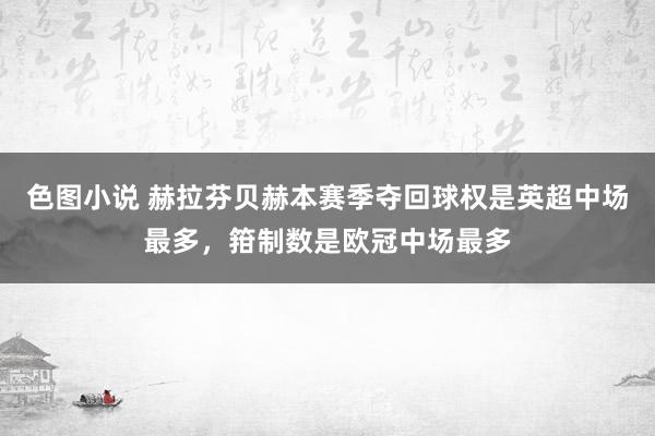 色图小说 赫拉芬贝赫本赛季夺回球权是英超中场最多，箝制数是欧冠中场最多