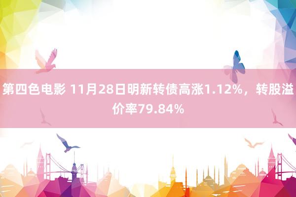 第四色电影 11月28日明新转债高涨1.12%，转股溢价率79.84%