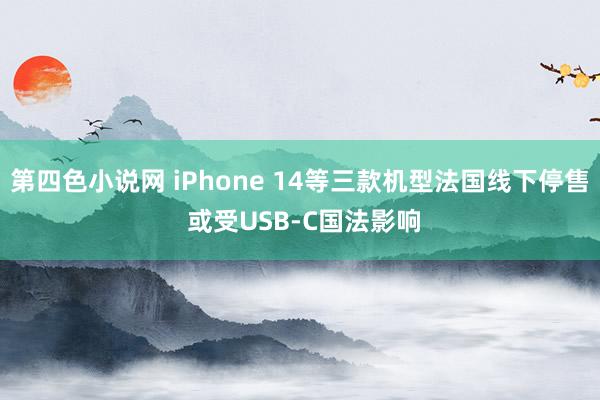 第四色小说网 iPhone 14等三款机型法国线下停售 或受USB-C国法影响