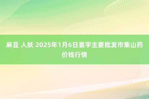 麻豆 人妖 2025年1月6日寰宇主要批发市集山药价钱行情