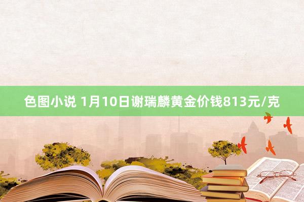 色图小说 1月10日谢瑞麟黄金价钱813元/克