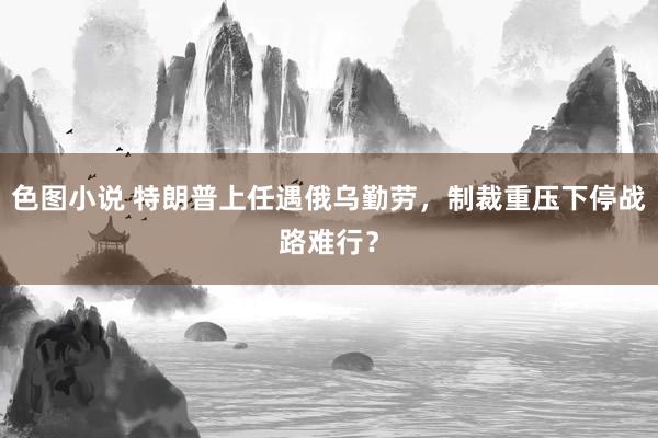 色图小说 特朗普上任遇俄乌勤劳，制裁重压下停战路难行？